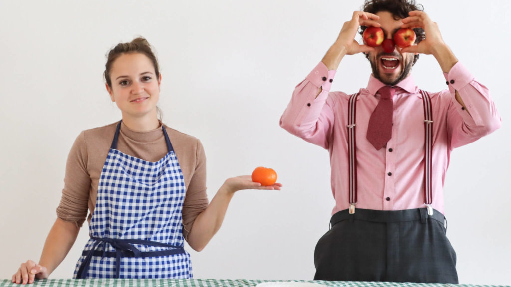 Fokus Ernährung, AVOS, ROTE NASEN Clowndoctors, Christina Frei, Clown Egon, Volksschulen, Salzburg