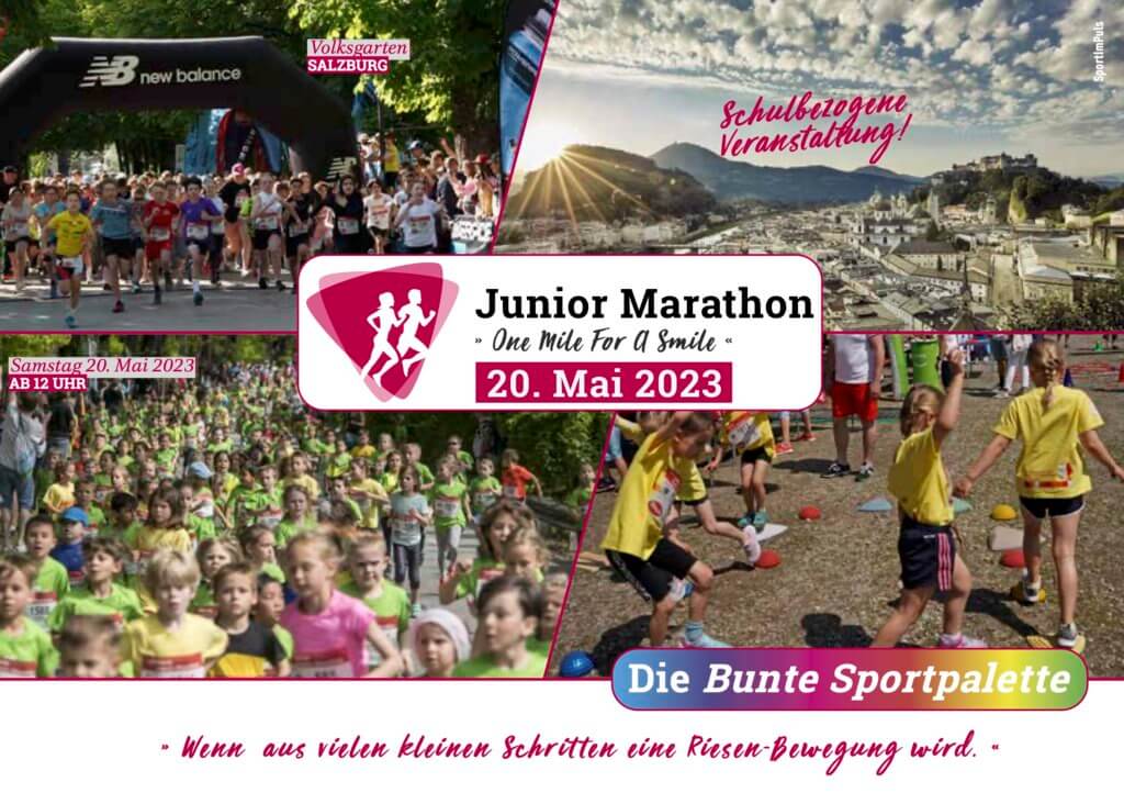 AVOS, Gesundheitsförderung, Salzburg Marathon, Junior Marathon, Sportpalette, Bildungsdirektion, Mozartstadt, Familien, Kinder