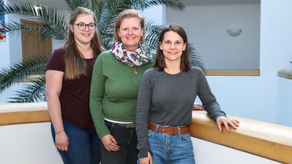 Nicole Pachler, Katja Grünwald-Erlbacher und Jasmin Wimmer sind neu im AVOS-Team.